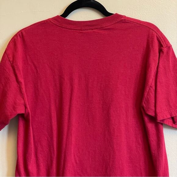 Y2K Disney 2007 short sleeve t-shirt Mickey Mouse red blue vacation travel - Picture 6 of 7